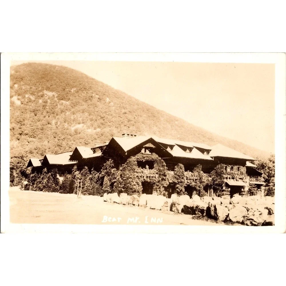 Vintage Bear Mountain Inn Postcard New York Sepia Real Photo RPPC‎